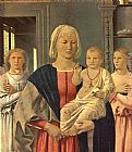 Piero Della Francesca Canvas Paintings - Madonna of Senigallia